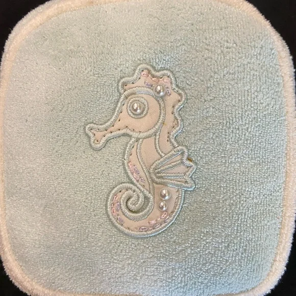 STONEY CLOVER LANE Terry Seahorse Mini Pouch - Picture 4 of 8
